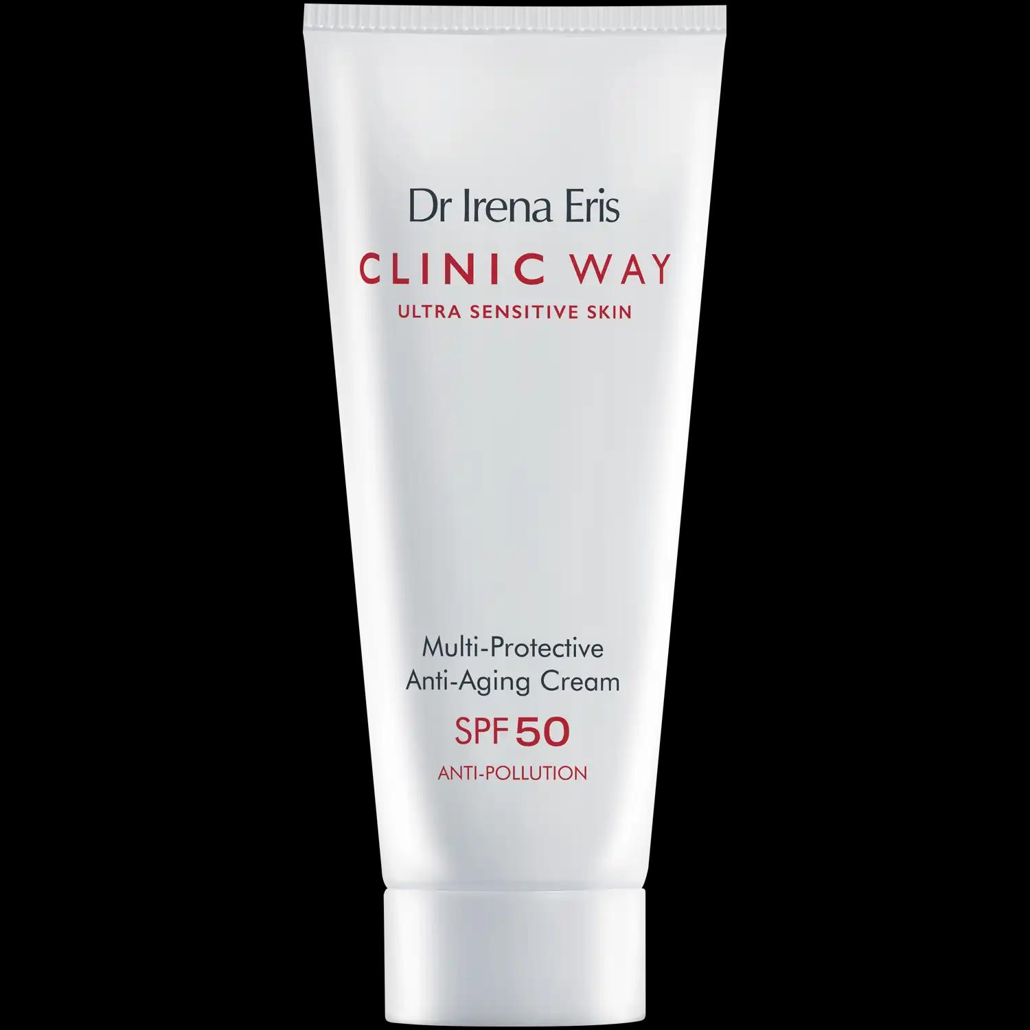 Dr Irena Eris Clinic Way dermo-ochronny krem przeciwzmarszczkowy do twarzy na dzień SPF50, 40 ml