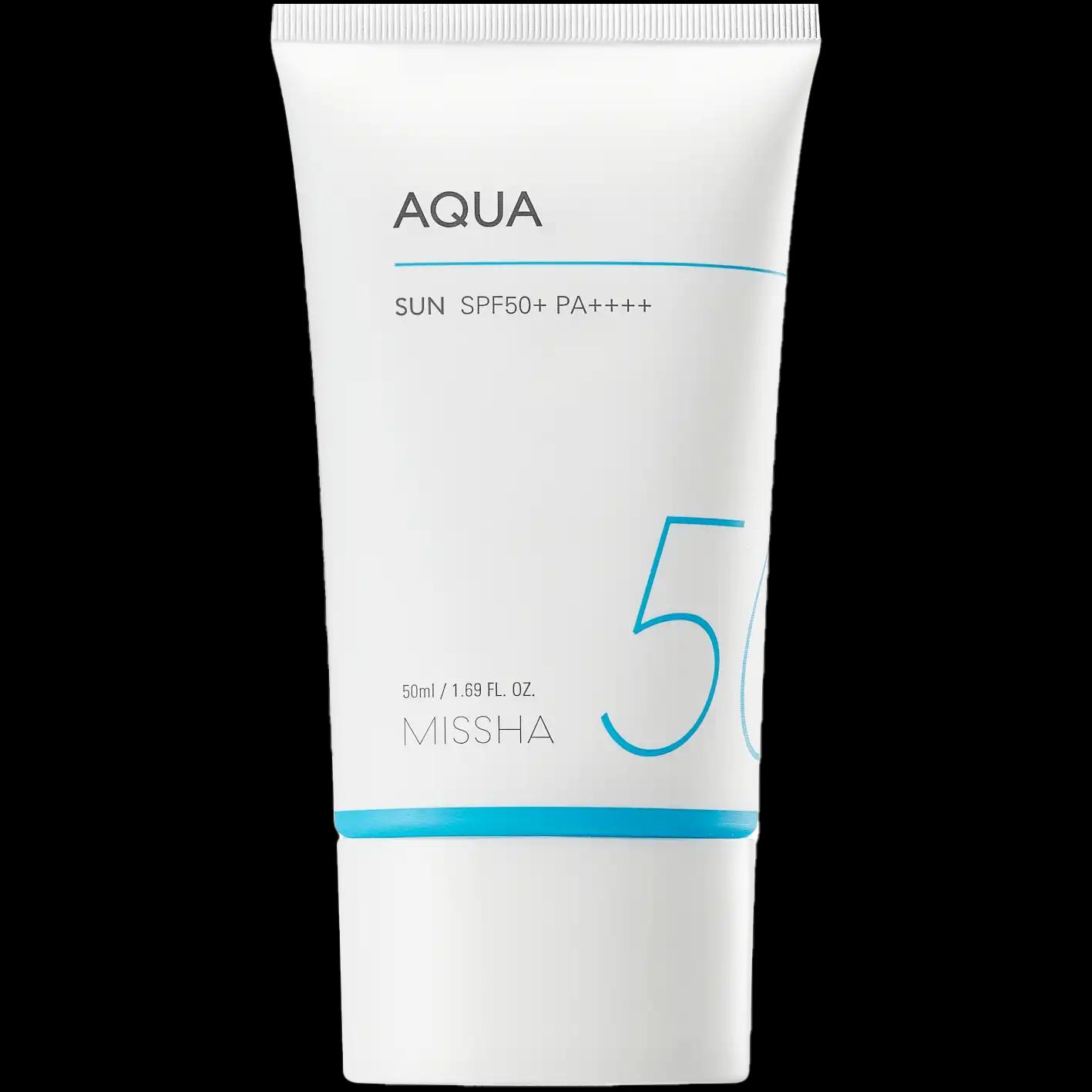 Missha Aqua krem przeciwsłoneczny do twarzy z SPF50+ PA++++, 50 ml