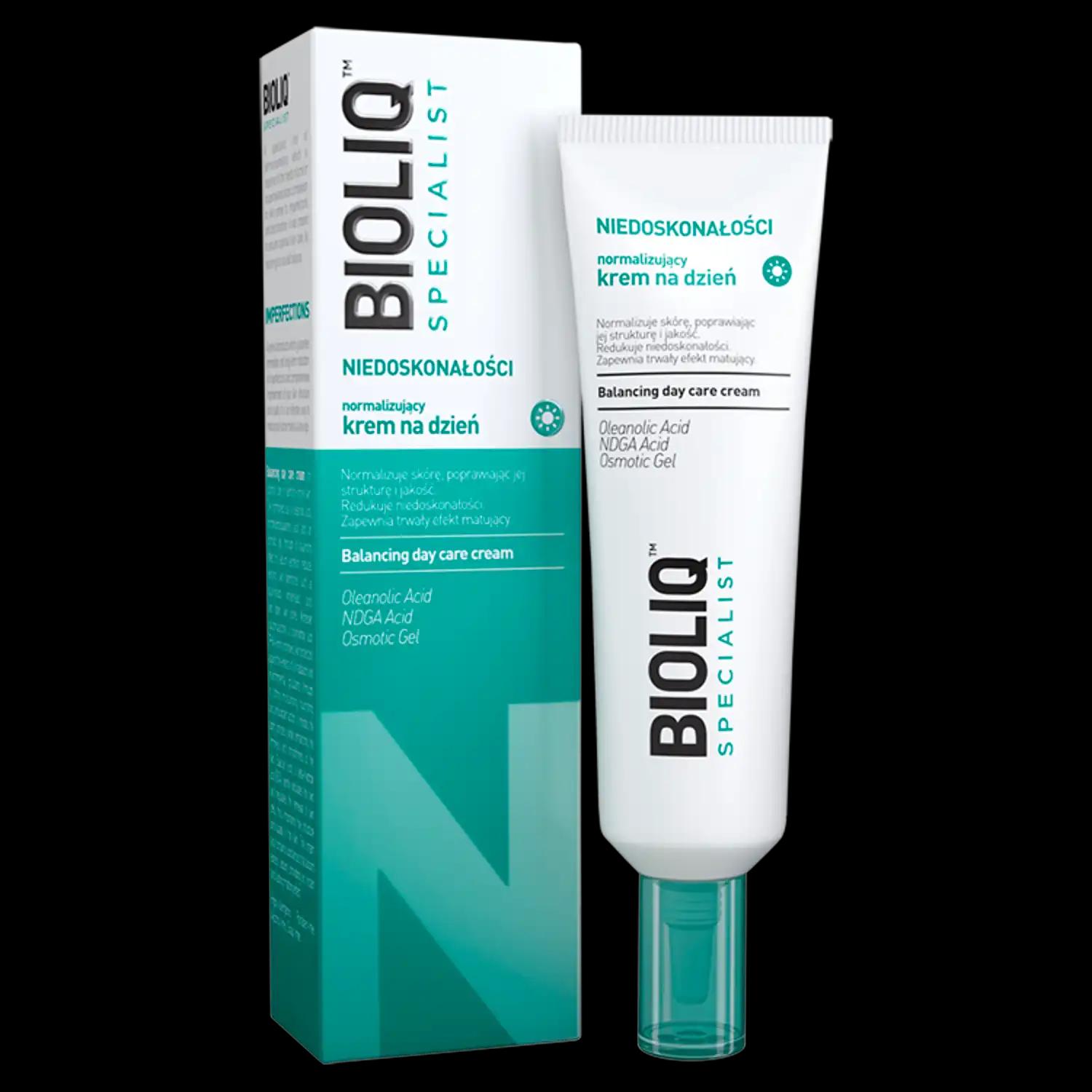 Bioliq Specialist krem normalizujący niwelujący niedoskonałości na dzień, 30 ml