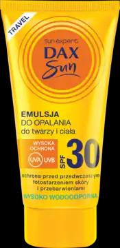 DAX SUN Travel emulsja do opalania, wysoko wodoodporna, SPF 30 50 ml