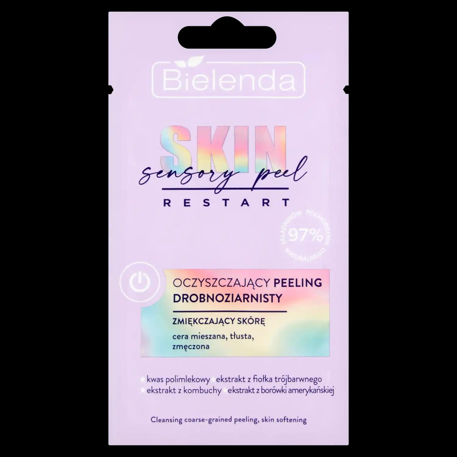 Bielenda Skin Restart Sensory peeling drobnoziarnisty do twarzy, 8 g