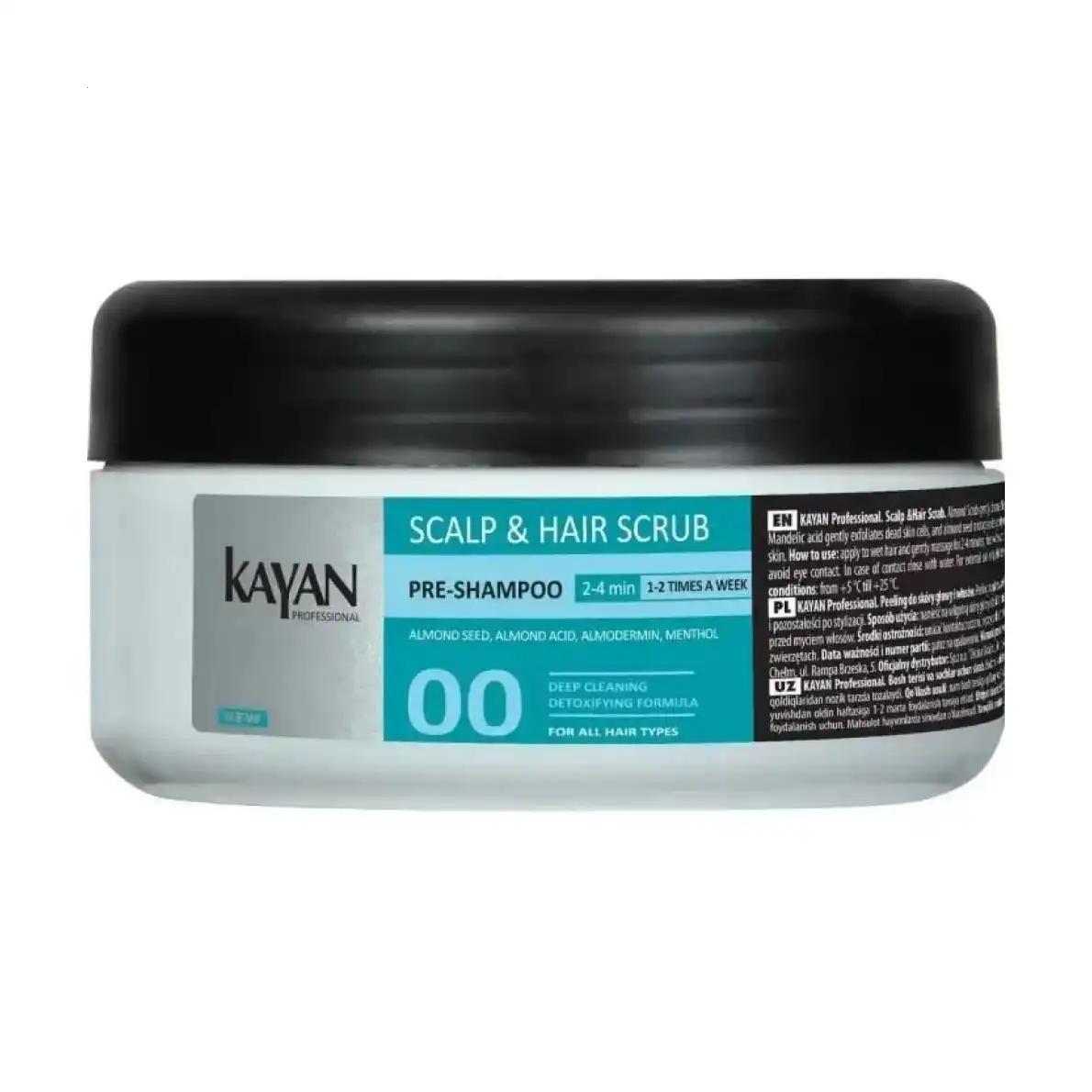 Kayan Professional Скраб для шкіри голови та волосся Scalp & Hair Scrub, 300 мл