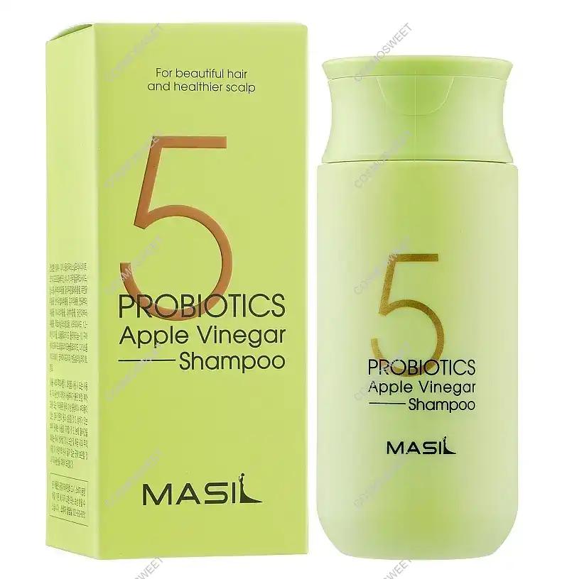 Masil М'який безсульфатний з пробіотиками і яблучним оцтом 5 Probiotics Apple Vinegar Shampoo 150 мл