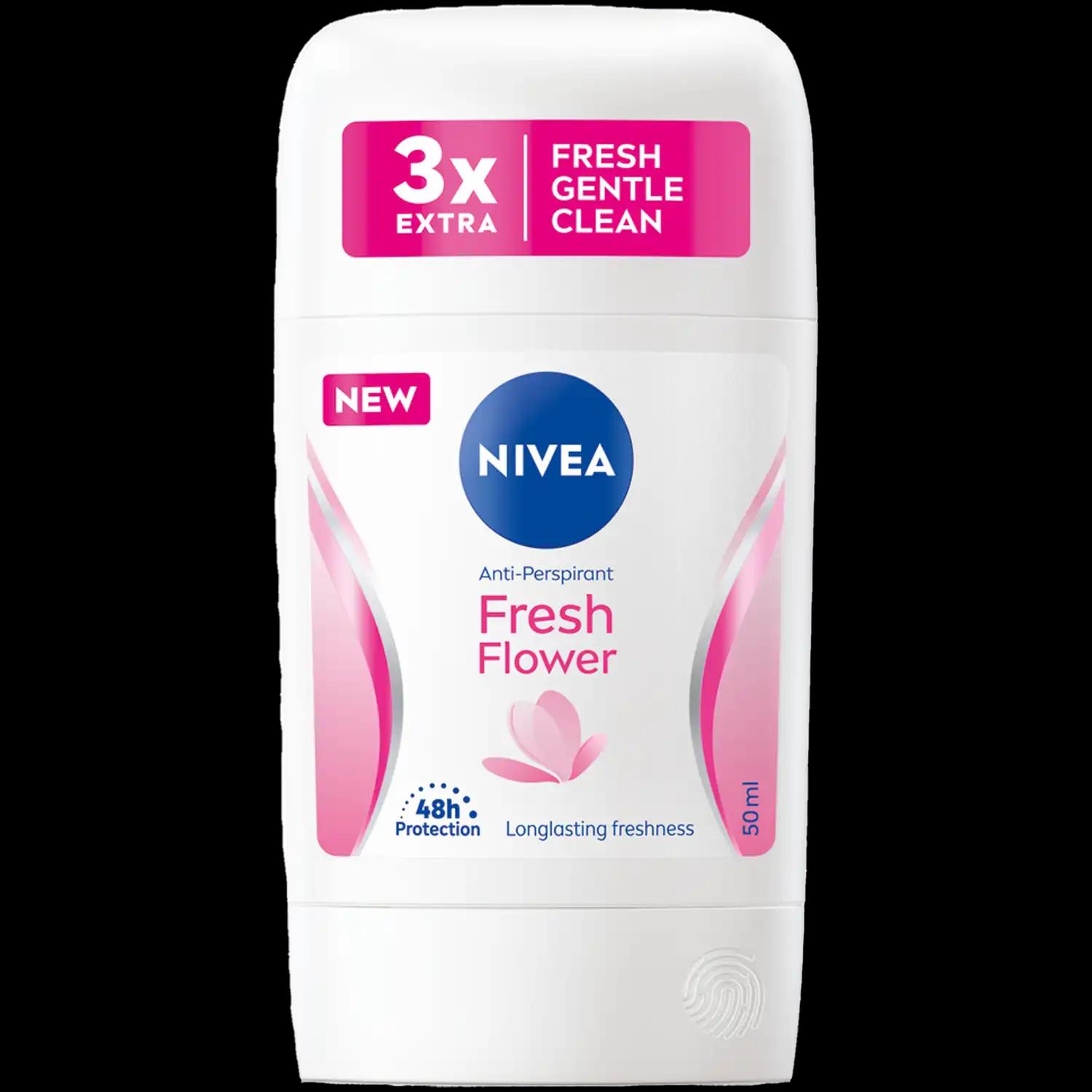 Nivea Fresh Flower antyperspirant w sztyfcie damski, 50 ml