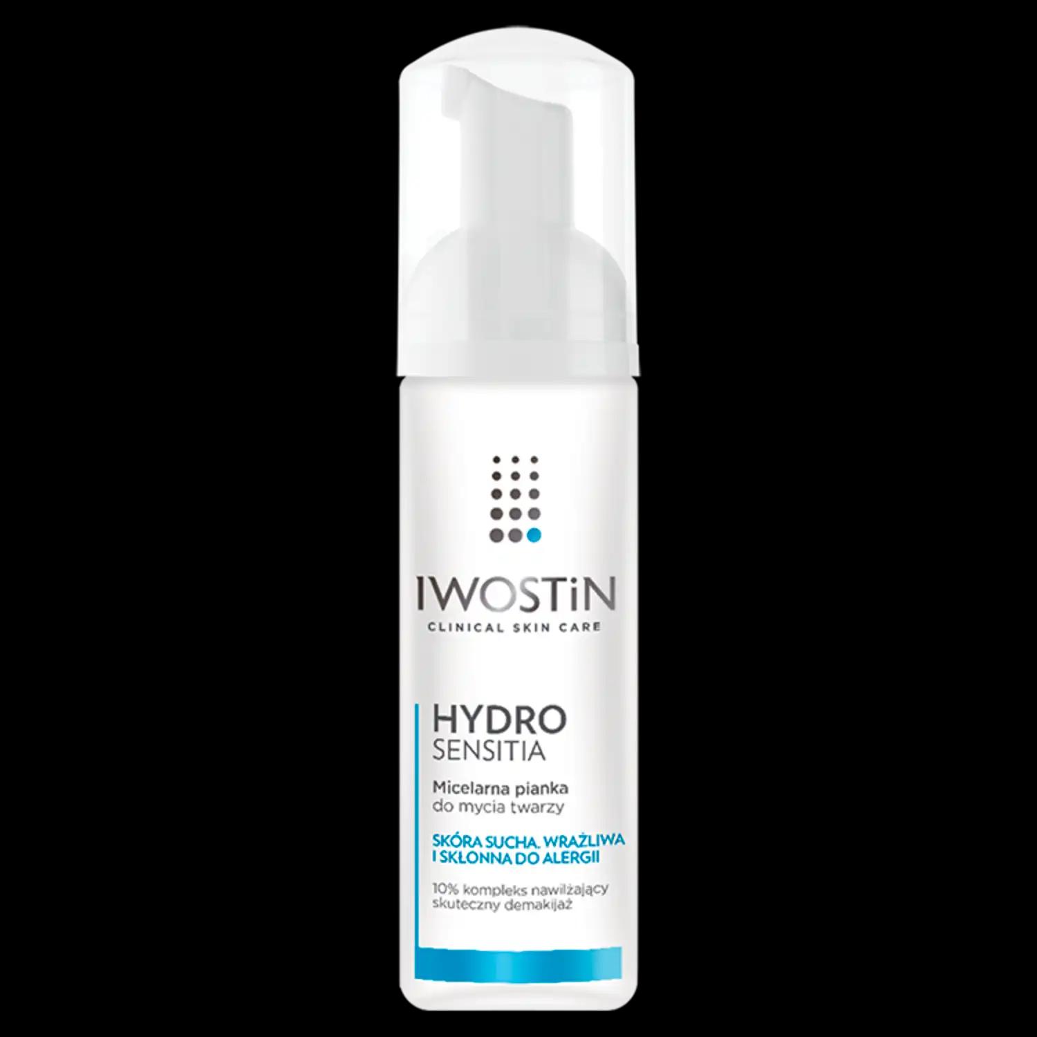 Iwostin Hydro Sensitia pianka micelarna do mycia twarzy, 165 ml