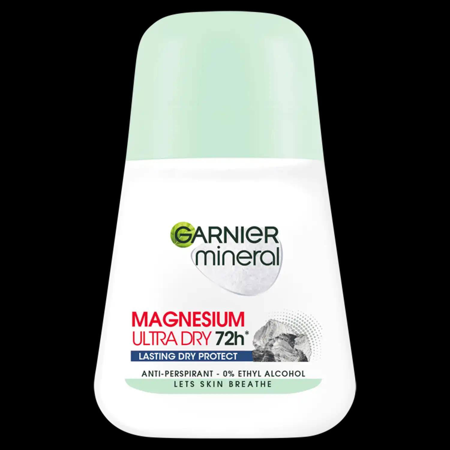 Garnier Mineral Magnesium Ultra Dry 72h antyperspirant w kulce damski, 50 ml