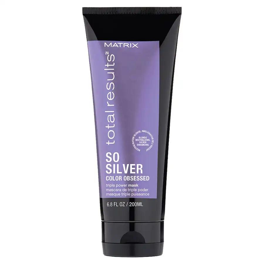 Matrix Total Results Color Obsessed SoSilver pielęgnująca włosy rozjaśniane i blond, 200 ml