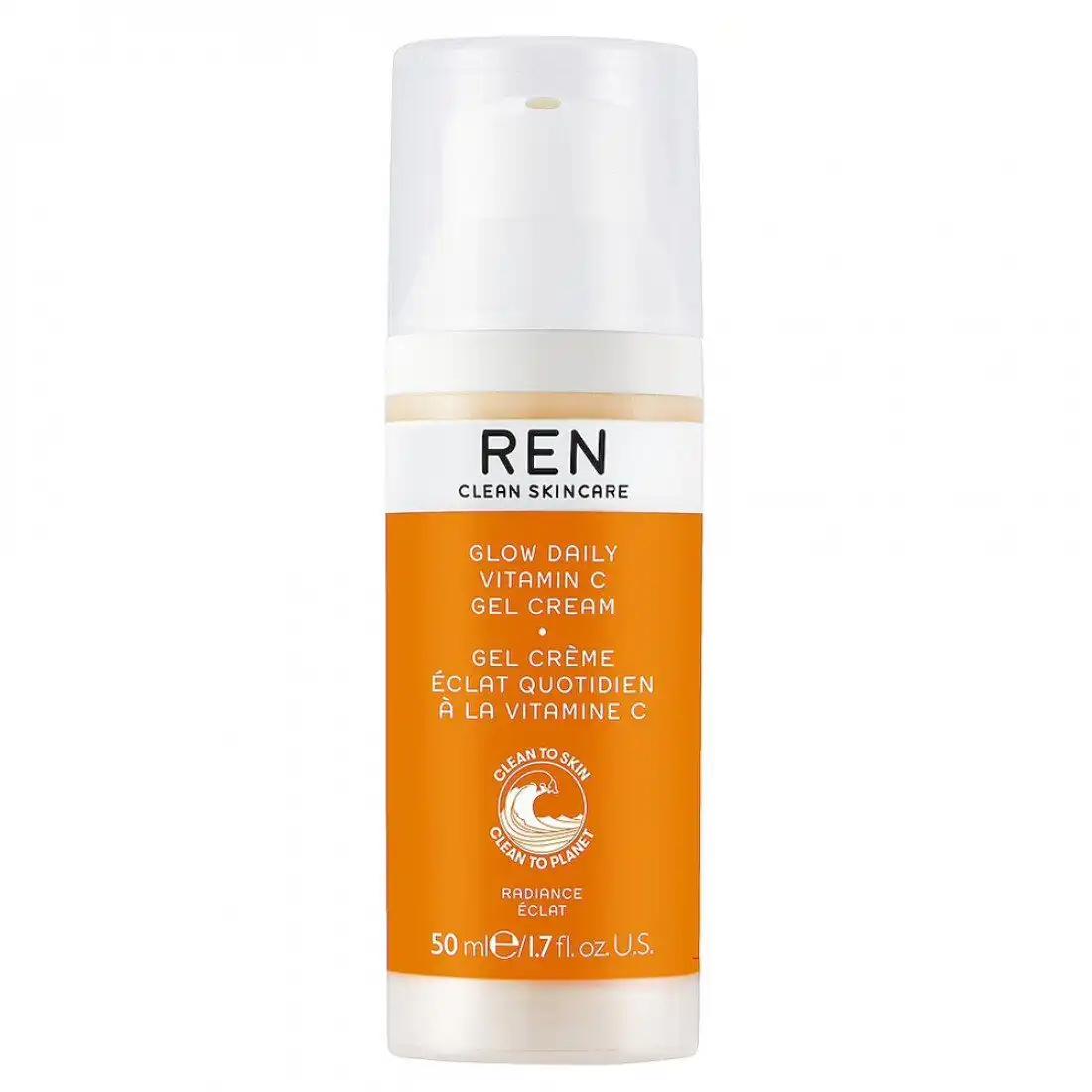 Ren Radiance nawilżający lekki krem do twarzy z witaminą C, 50 ml