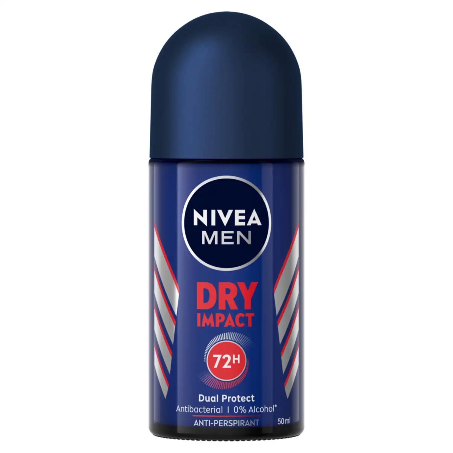 Nivea Men Dry Impact antyperspirant męski w kulce, 50 ml