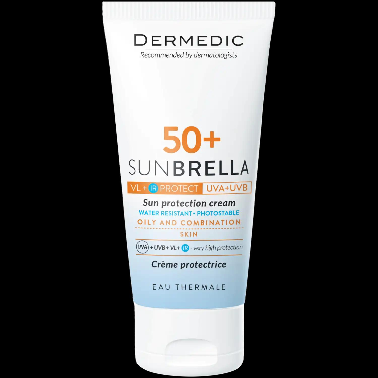 Dermedic Sunbrella wodoodporny krem ochronny SPF50+, 50 ml