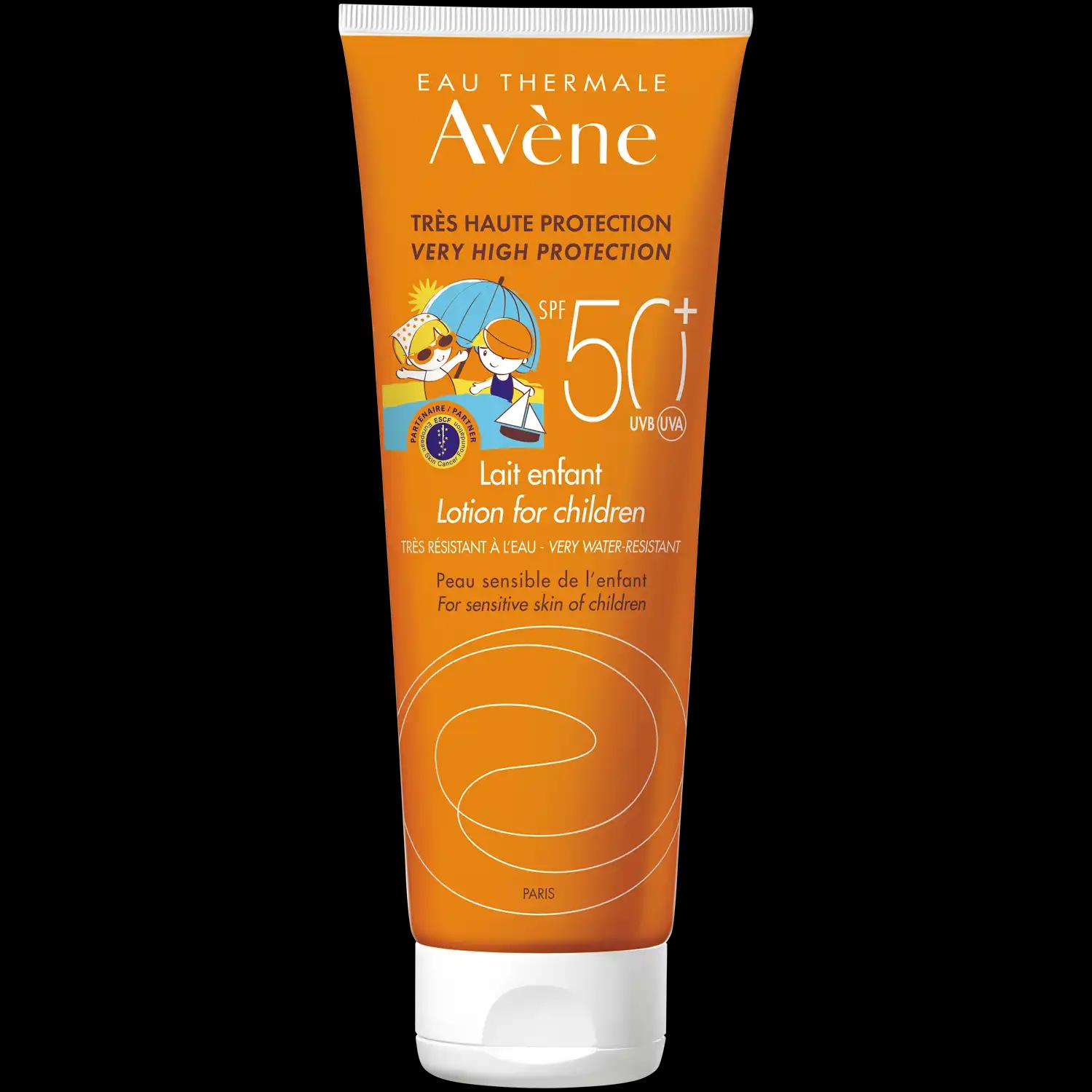 DLA Avène ochronne mleczko dla dzieci z SPF50+ do twarzy i ciała, 250 ml