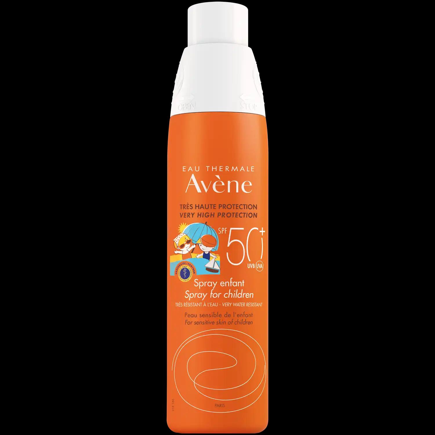 DLA Avène spray przeciwsłoneczny dla dzieci SPF50+, 200 ml