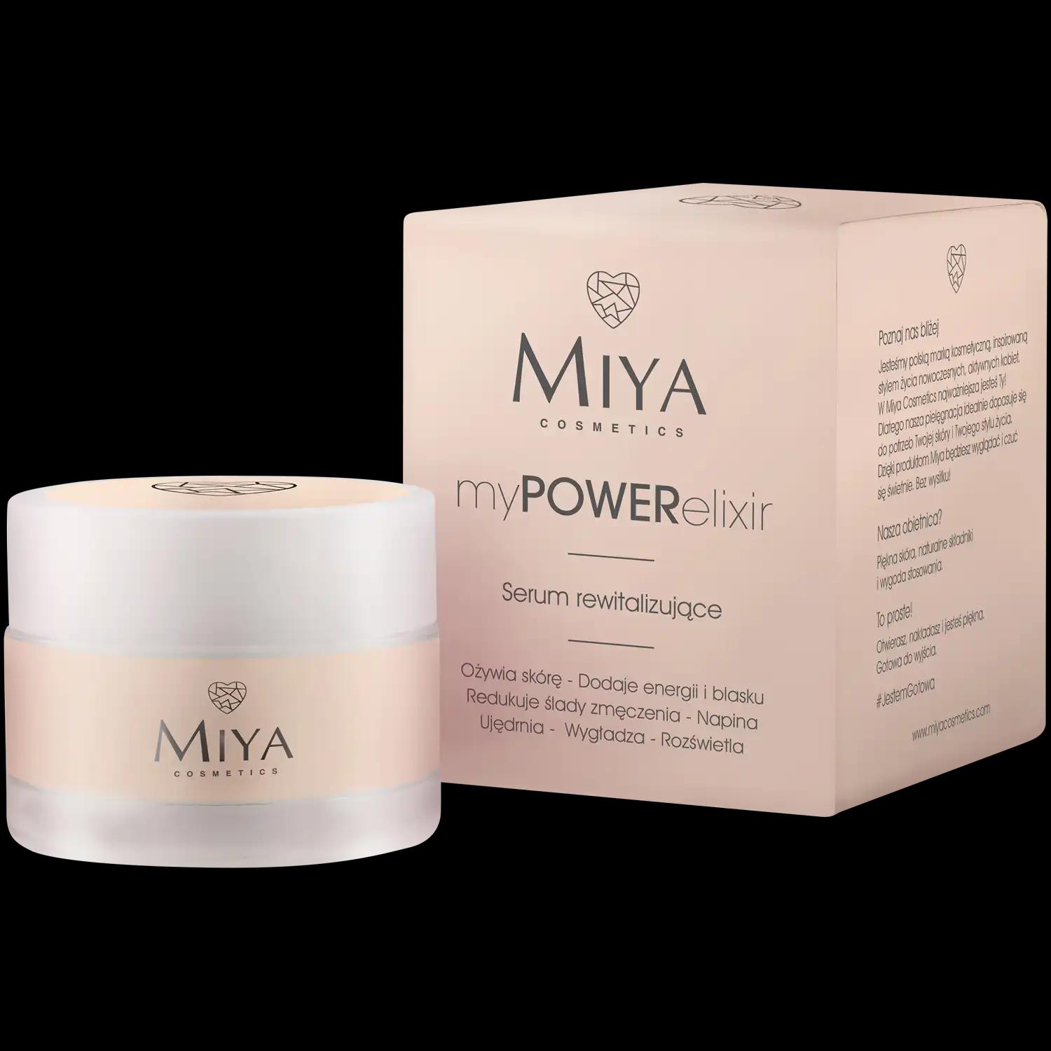 MIYA COSMETICS Miya Cosmetics myPOWERelixir serum rewitalizujące do twarzy, 15 ml