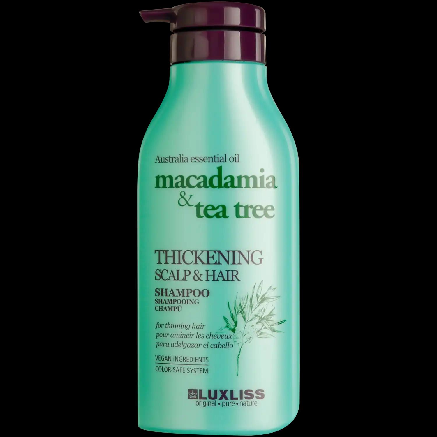 Luxliss Macadamia&Tea Tree do włosów, 500 ml