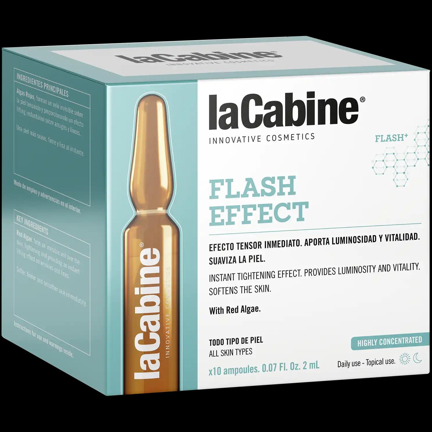 La Cabine Flash Effect zestaw ampułek do twarzy, 10x2 ml