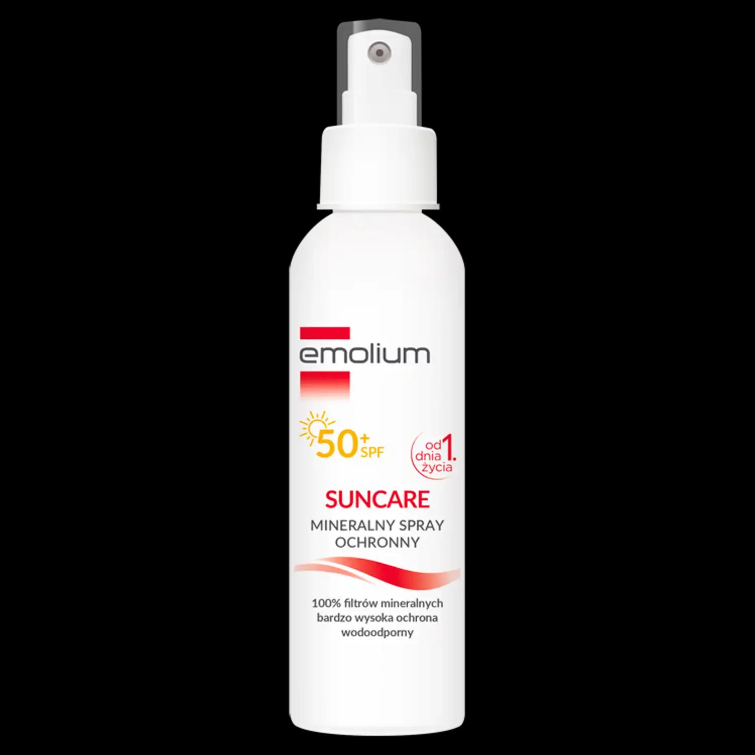 Emolium Suncare mineralny spray ochronny do ciała SPF50+, 100 ml