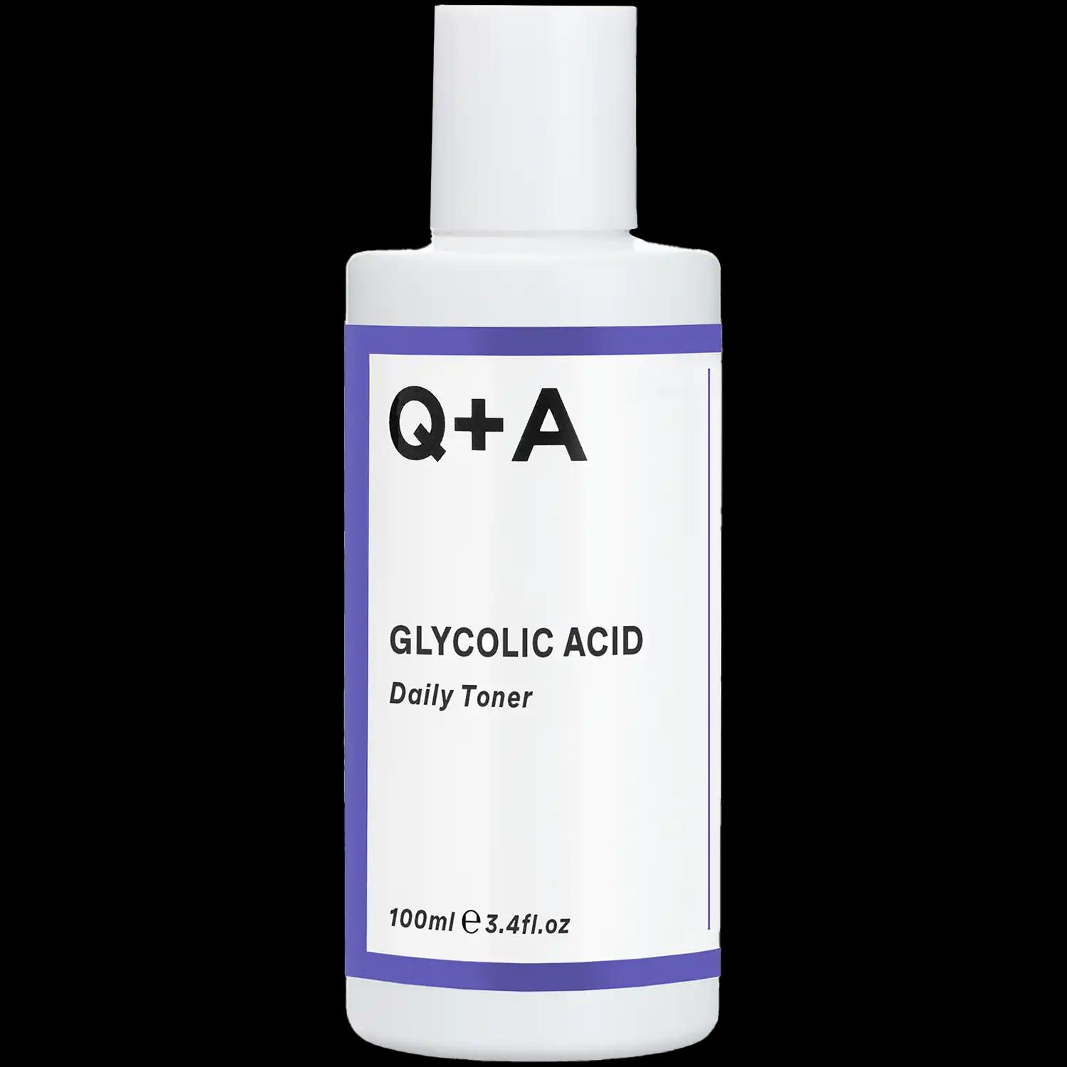 Q+A Q+A Glycolic Acid tonik do twarzy, 100 ml