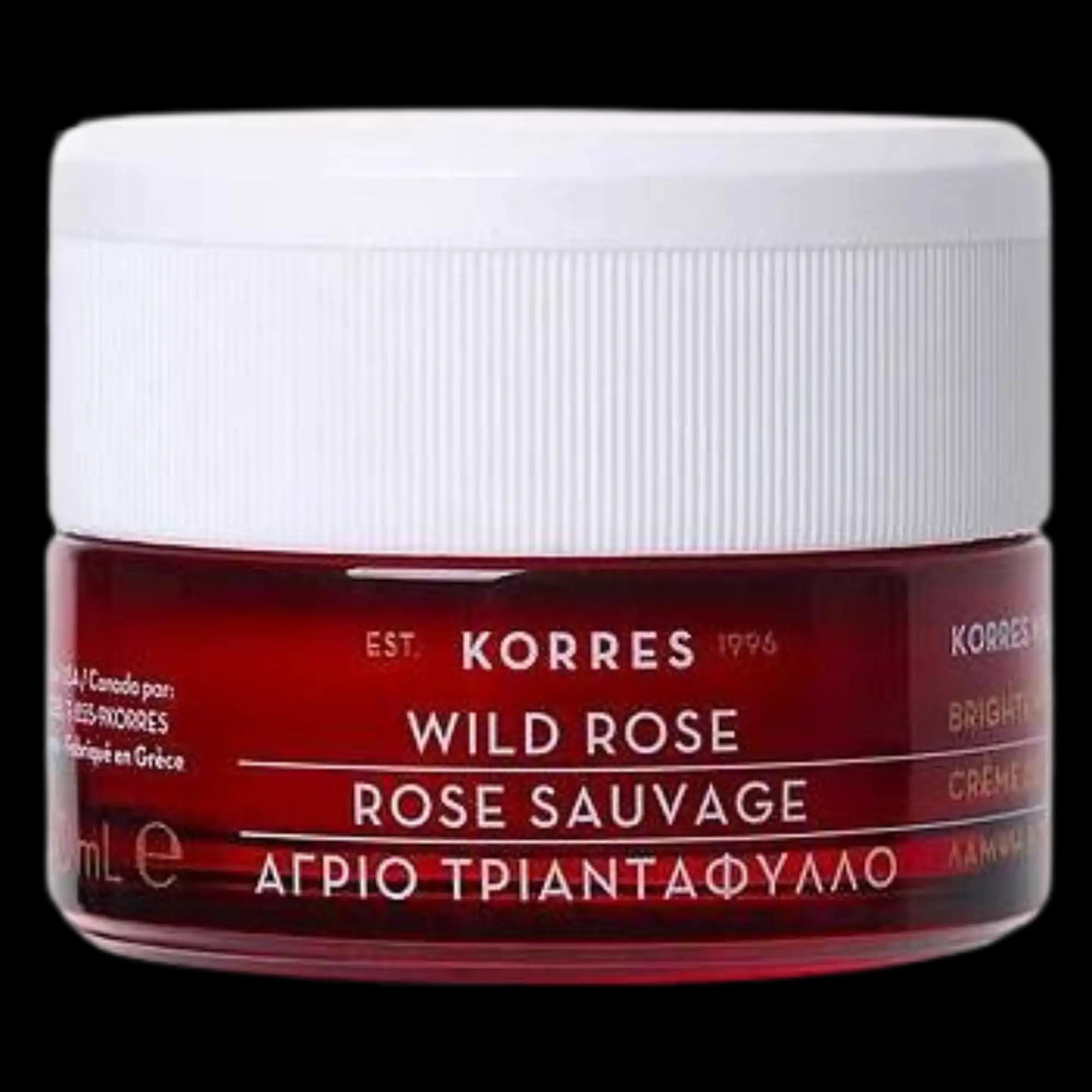 Korres Wild Rose nawilżający krem do twarzy na dzień z wit. C, 40 ml