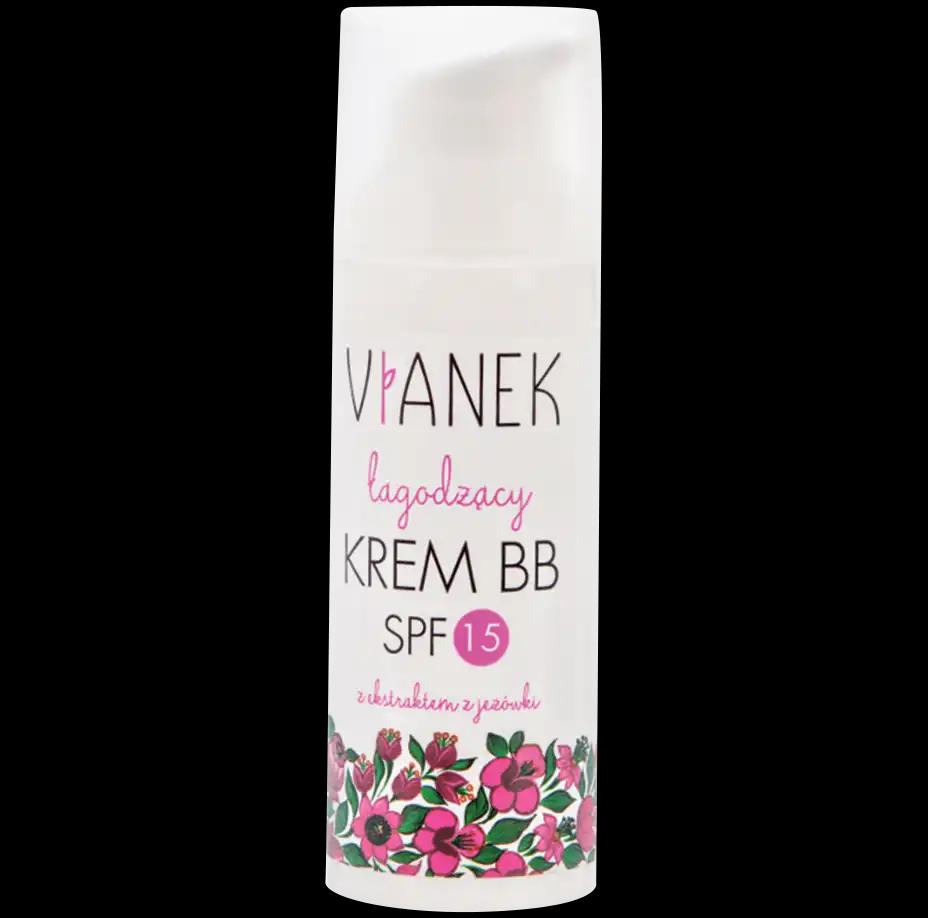 Vianek Łagodzący krem BB do twarzy z SPF15, 50 ml