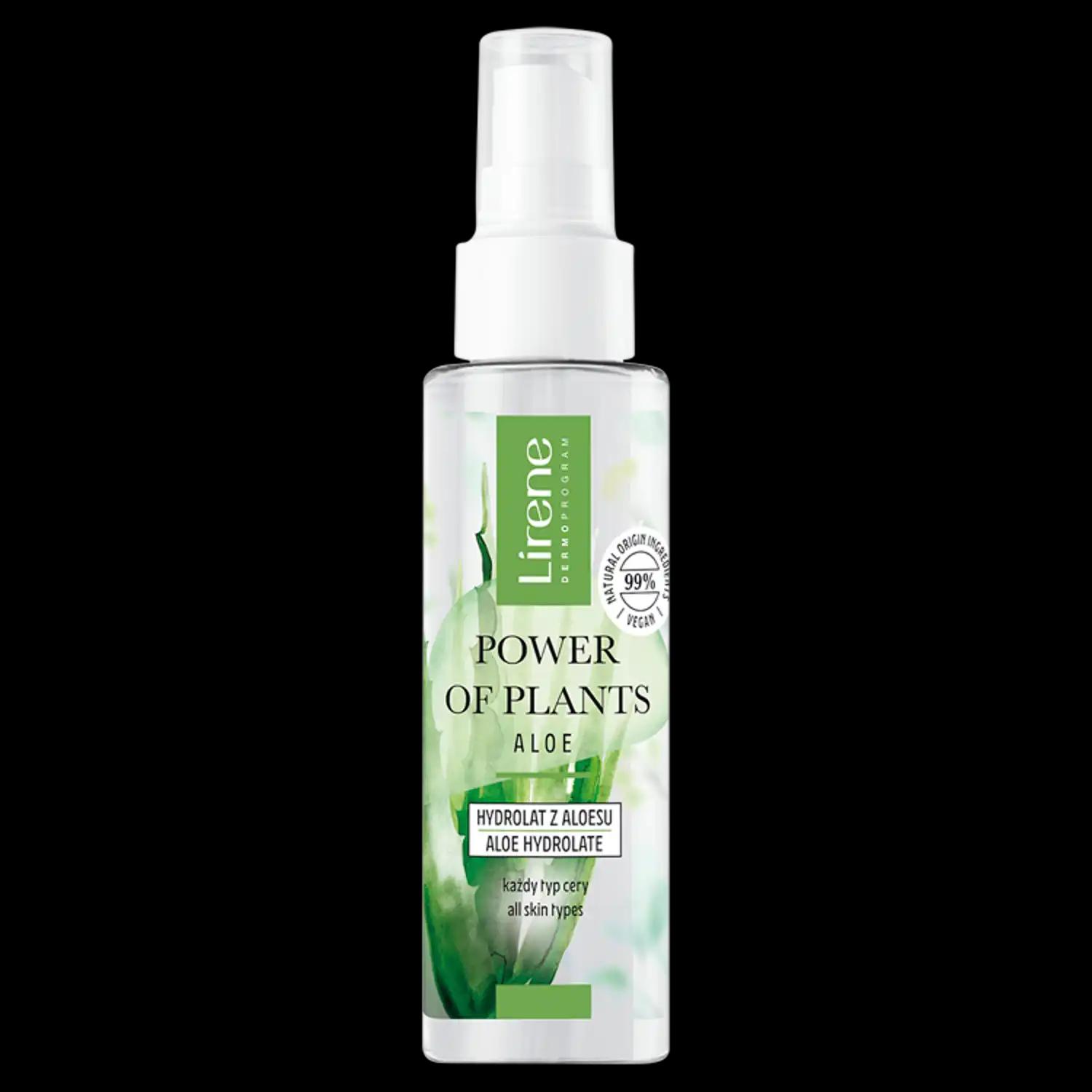 Lirene Power of Plants hydrolat z aloesu do twarzy, 100 ml