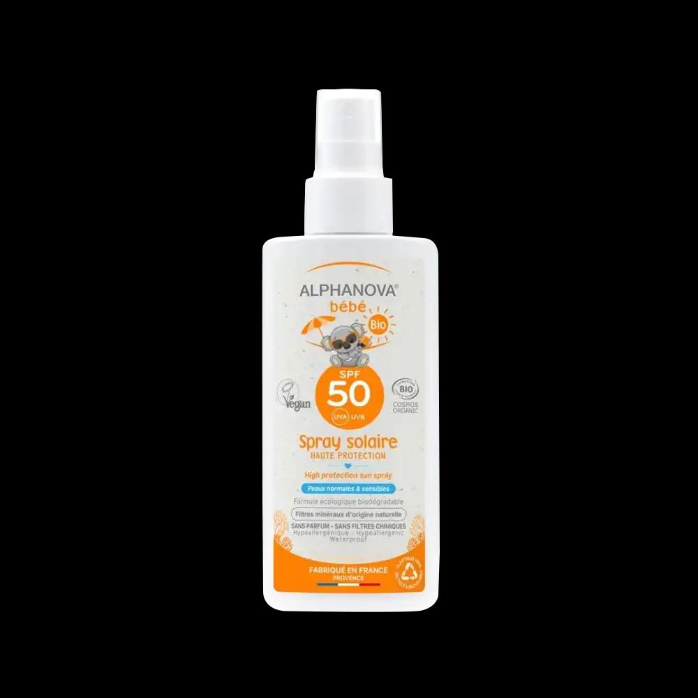 Alphanova Sun Bebe spray przeciwsłoneczny dla dzieci i niemowląt SPF50, 125 ml