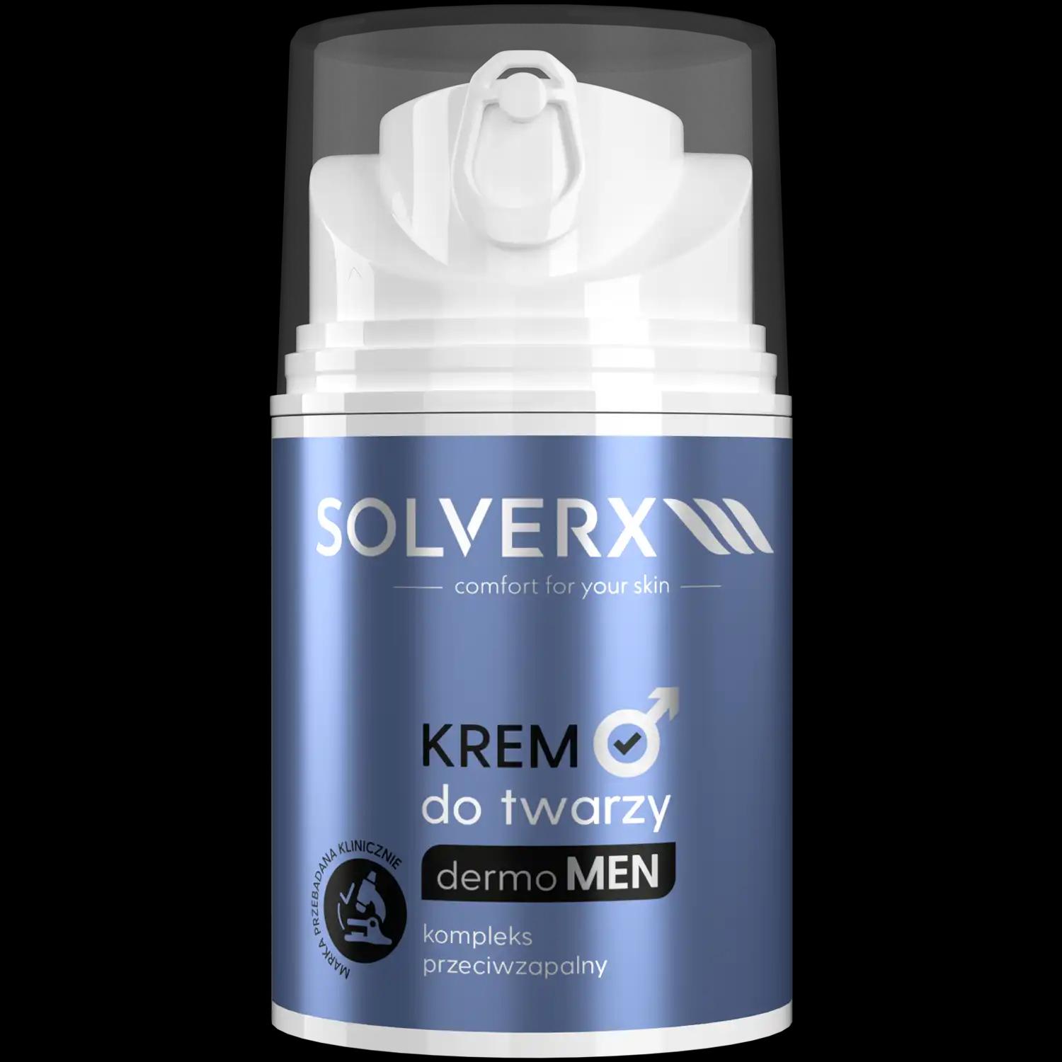 Solverx dermoMen krem do twarzy, 50 ml