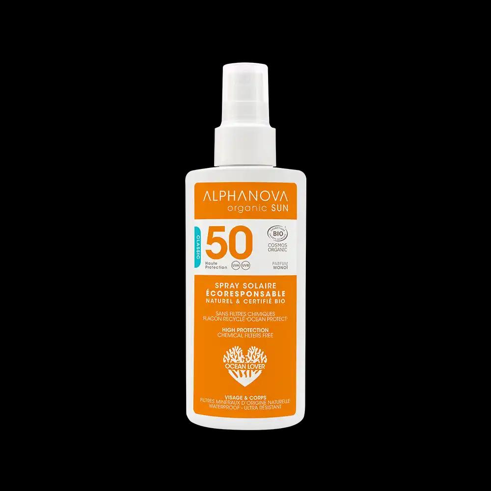 Alphanova Sun bio spray przeciwsłoneczny SPF50, 125 g