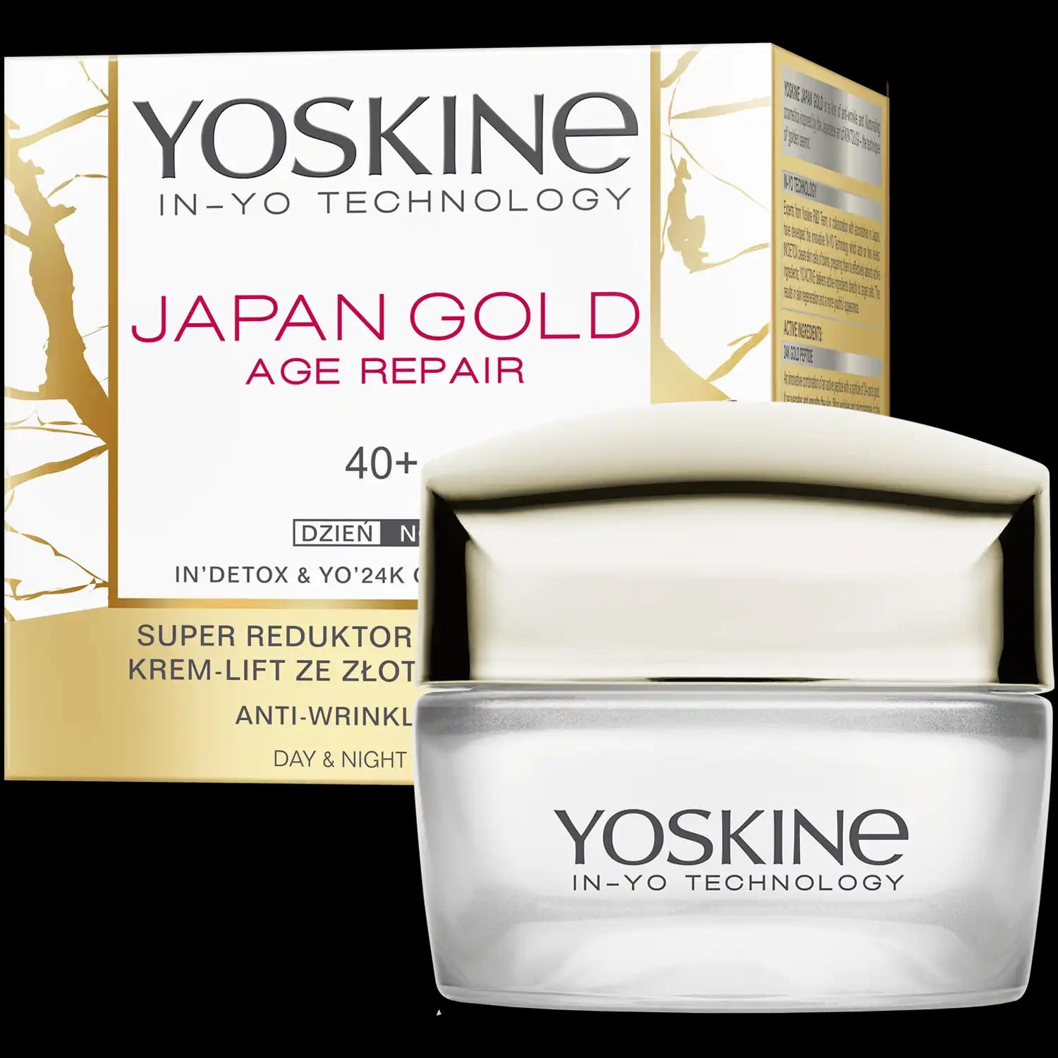 Yoskine Japan Gold krem do twarzy 40+ na dzień i noc, 50 ml