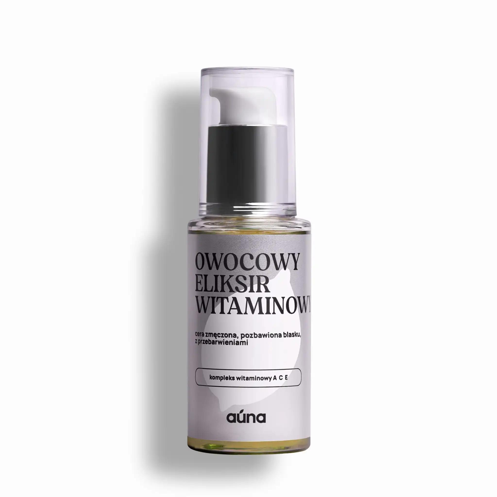 Auna owocowy eliksir witaminowy do twarzy, 30 ml