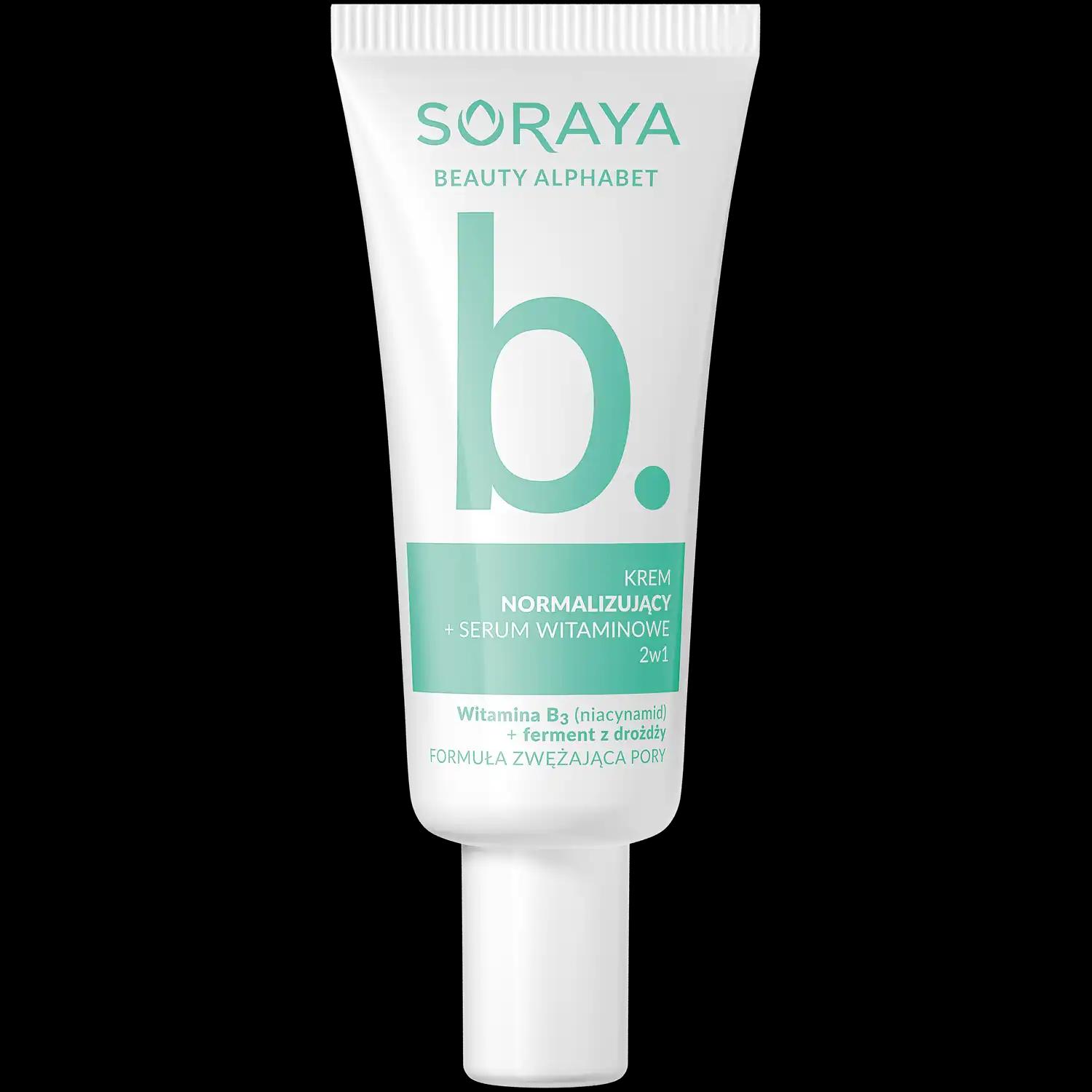 Soraya Beauty Alfabet krem i serum 2w1 do twarzy, 30 ml