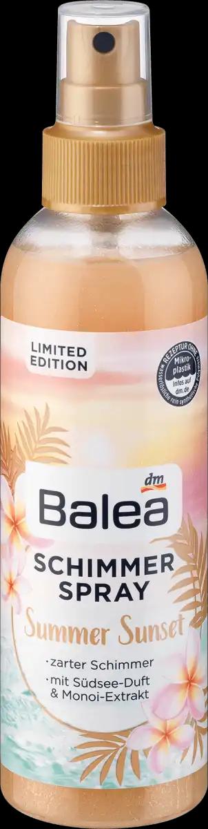 Balea Spray corpo glitterato Summer Sunset, 200 ml