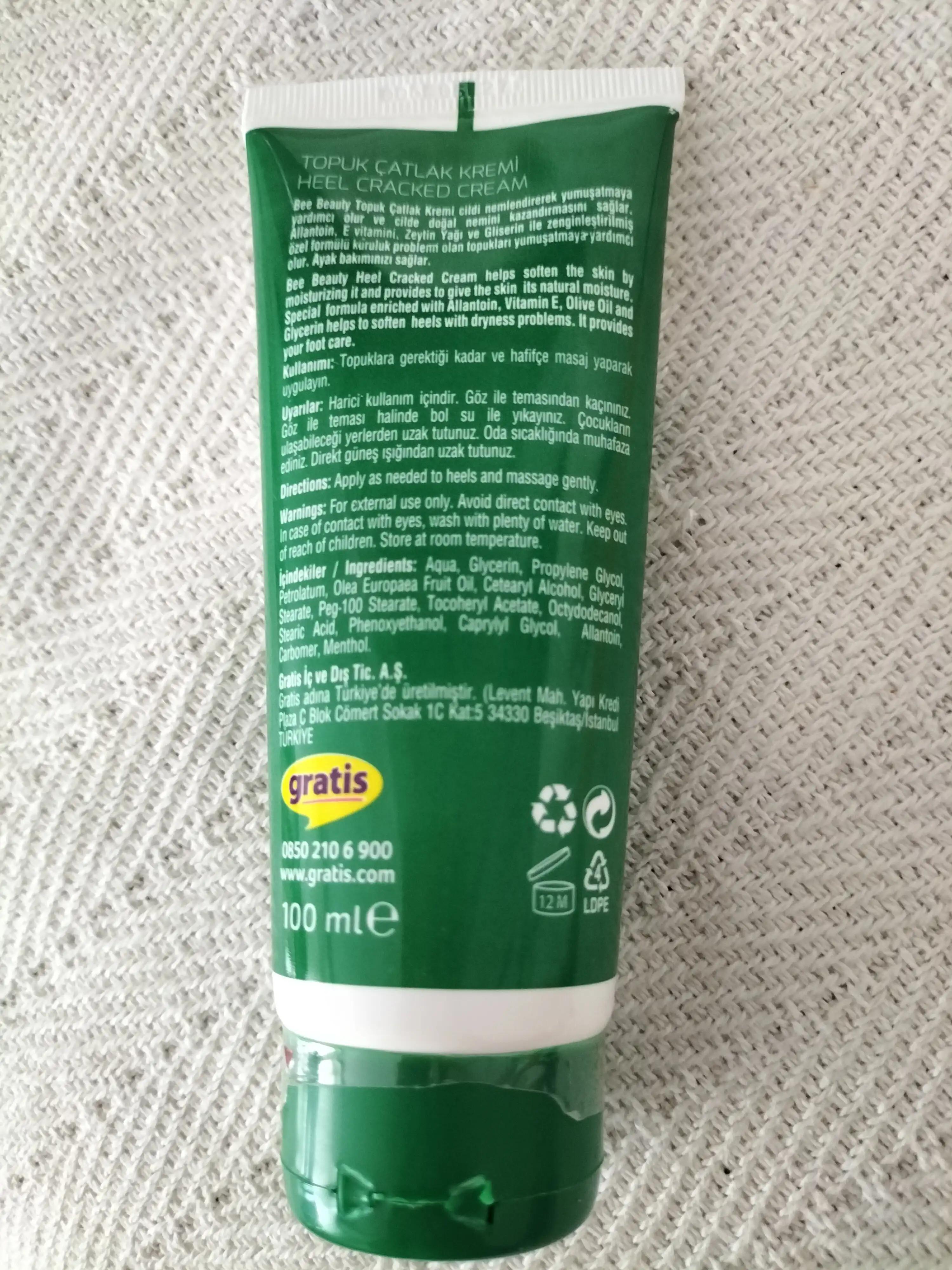 default Bee Beauty Topuk Çatlak Kremi