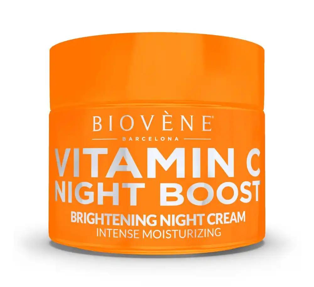 Biovene Vitamin C nawilżający krem do twarzy na noc, 50 ml