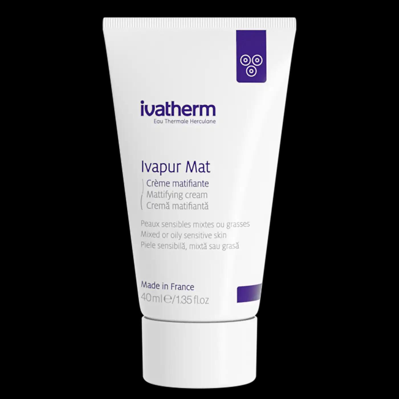 Ivatherm IVAPUR MAT Matifying cream for mixed or oily skin / Матуючий крем для комбінованої або масної шкіри «IVAPUR MAT»