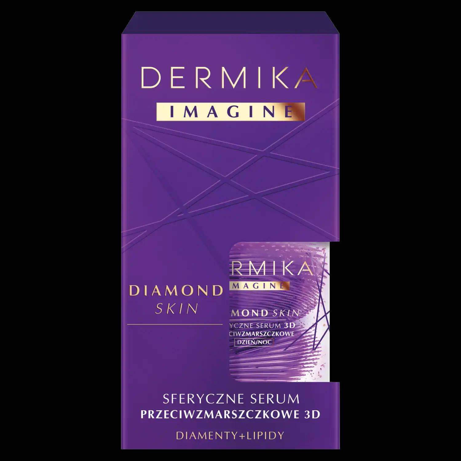 Dermika Imag Diamond sferyczne serum przeciwzmarszczkowe do twarzy na dzień i noc, 60 g