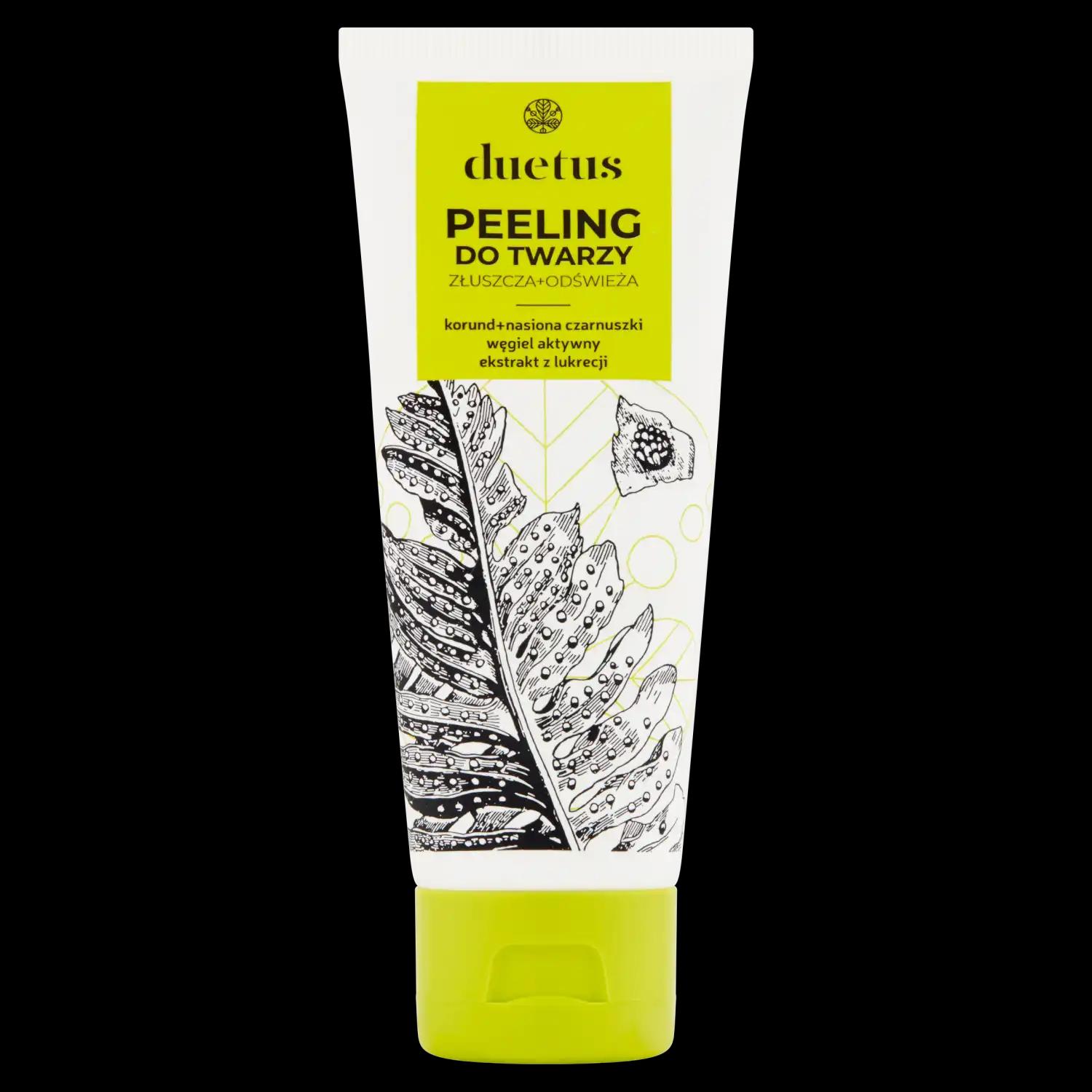 Duetus odświeżający peeling do twarzy, 75 ml