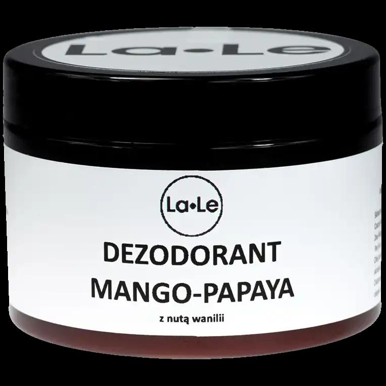 La-Le Mango-Papaya dezodorant w kremie do ciała, 150 ml