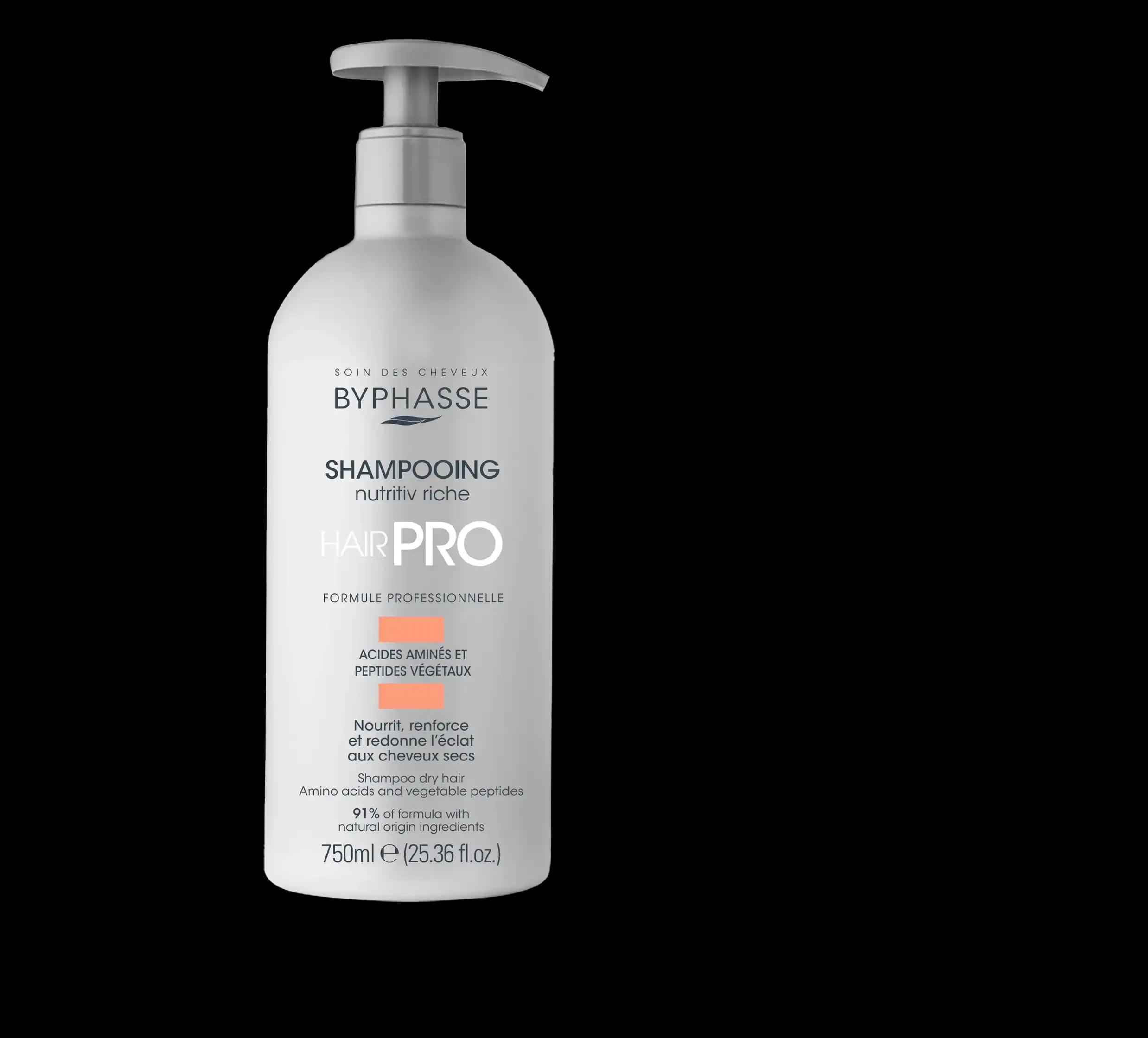 Byphasse шампунь для волосся Живлення та відновлення HAIR PRO