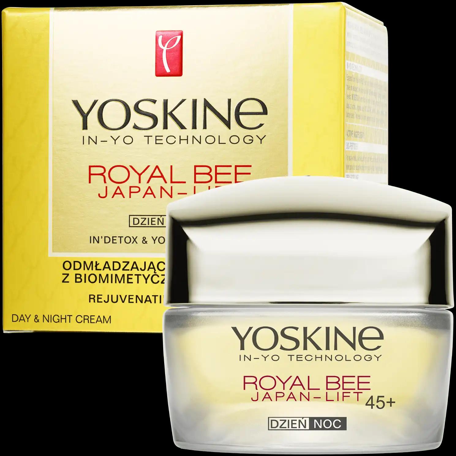 Yoskine Royal Bee Japan Lift krem do twarzy 45+ na dzień i noc, 50 ml