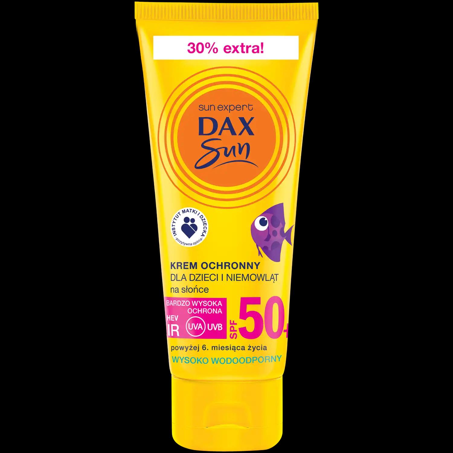 DAX Dax Sun ochronny krem dla dzieci i niemowląt SPF50+, 75 ml