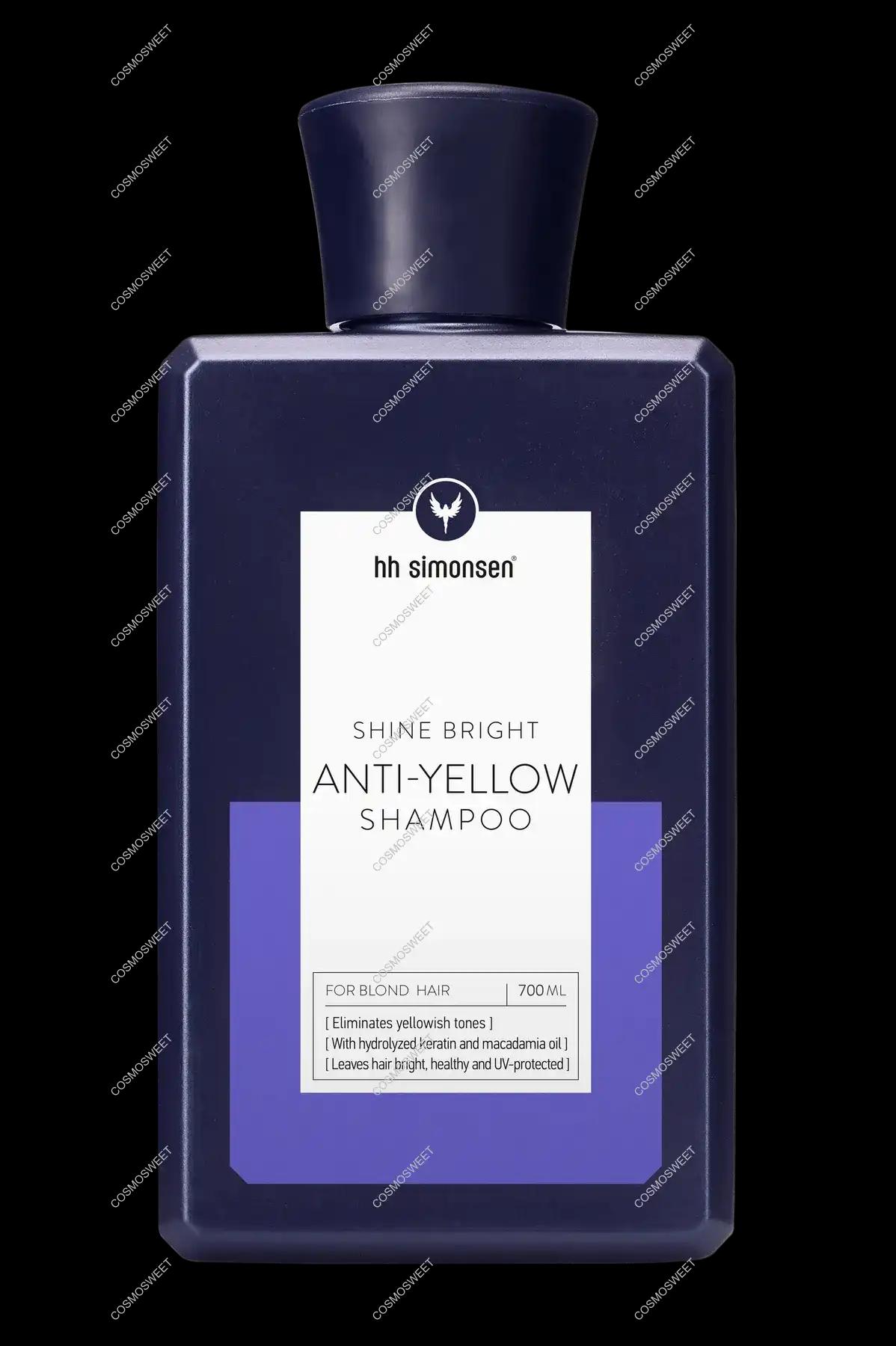 HH Simonsen Анти-жовтий Anti-Yellow Shampoo, який усуває небажані жовті відтінки 700 мл