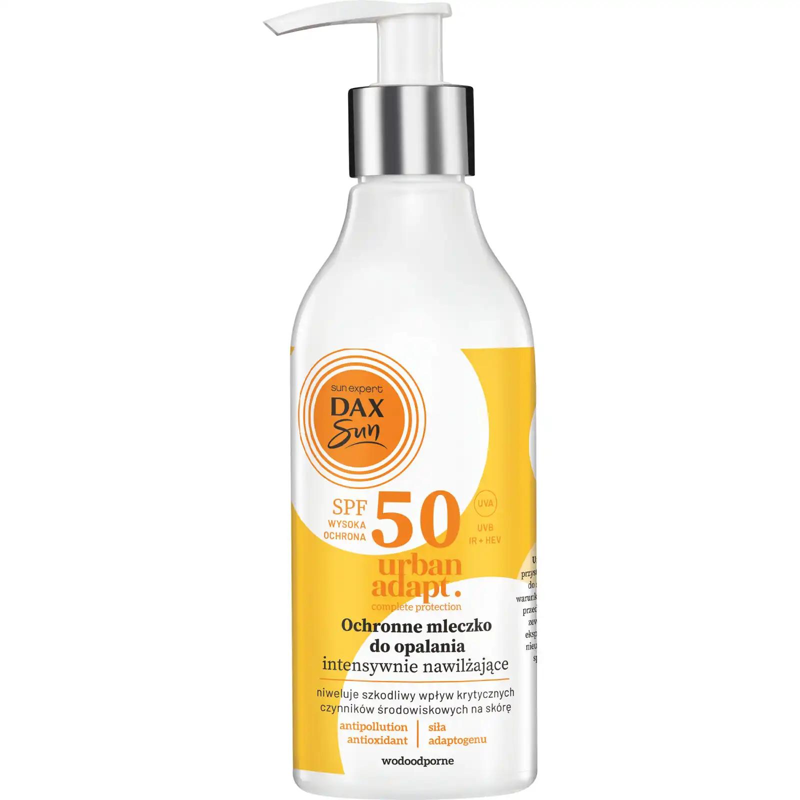 DAX Dax Sun Urban Adapt ochronne mleczko z filtrem SPF50, 150 ml