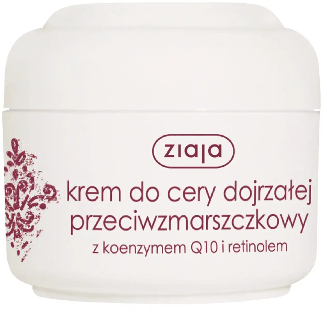 Ziaja przeciwzmarszczkowy krem do cery dojrzałej z koenzymem Q10 i retinolem, 50 ml