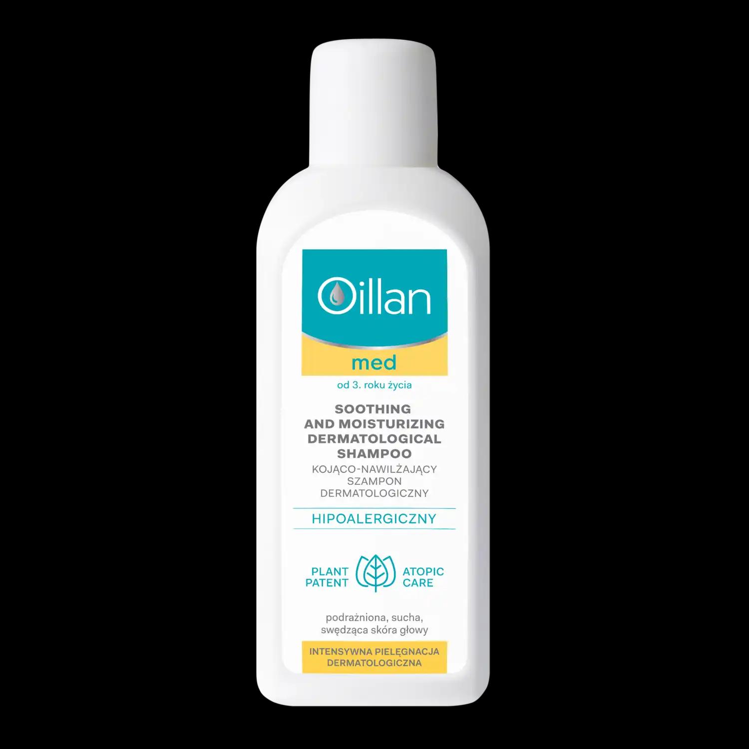 Oillan Med+ dermatologiczny do włosów kojąco-nawilżający, 150 ml