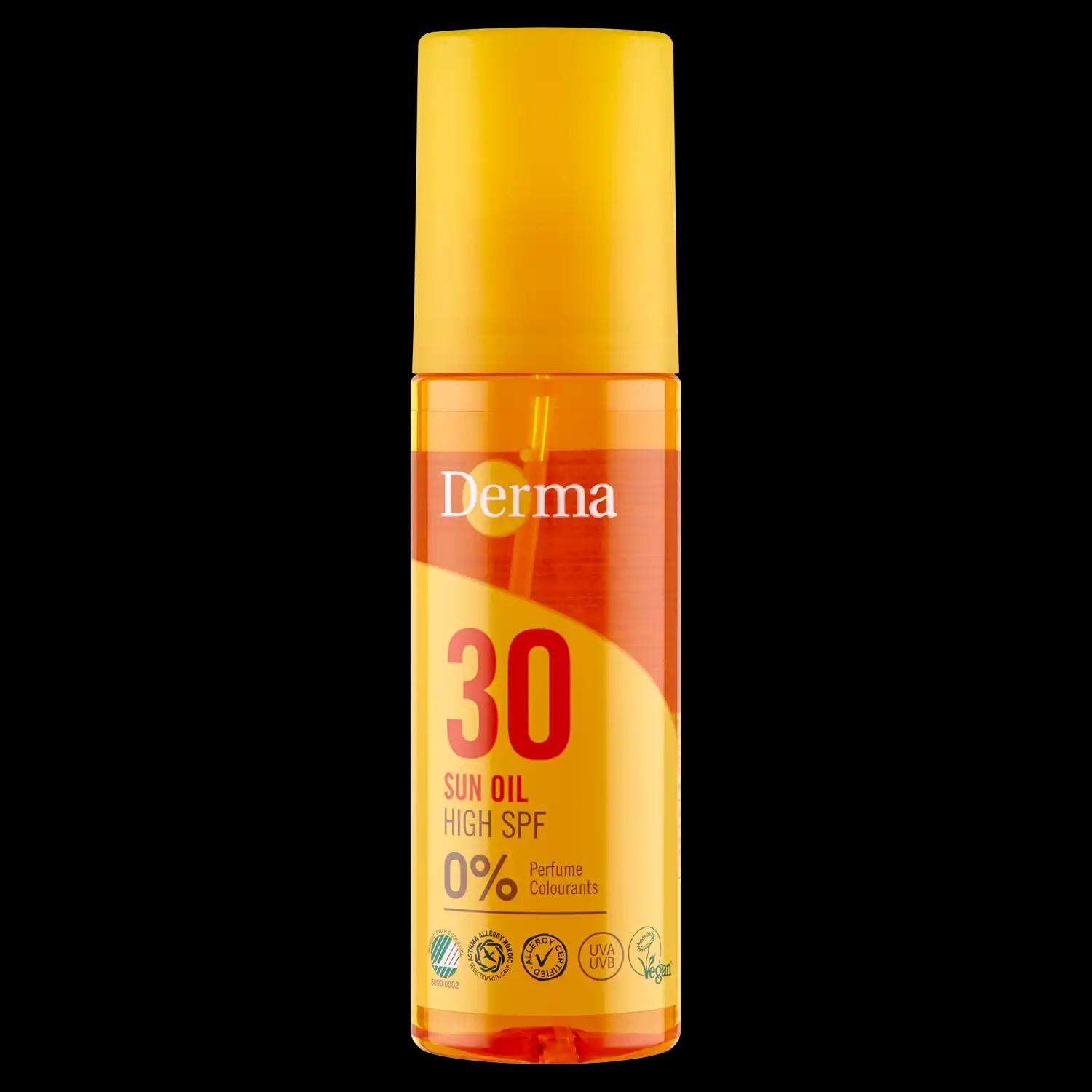 Derma Sun Anti-Age ochronny olejek do opalania SPF30, 150 ml