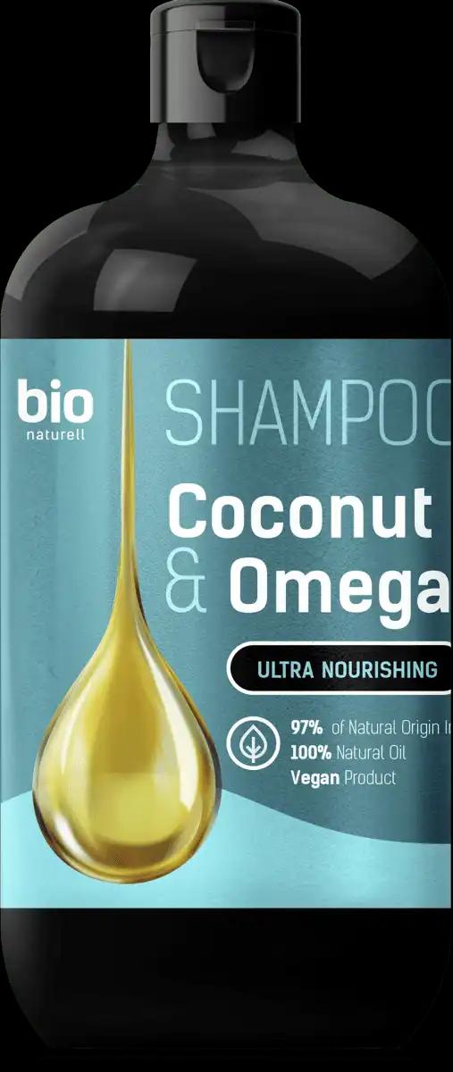 Bio Naturell Coconut Oil & Omega 3 szampon do wszystkich rodzajów włosów, 0,95 l