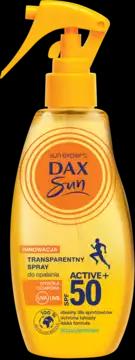 DAX SUN spray do opalania, transparentny, wodoodporny, SPF 50 200 ml