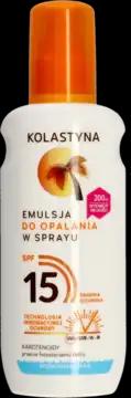 Kolastyna KOLASTYNA emulsja do opalania w sprayu, SPF15 200 ml