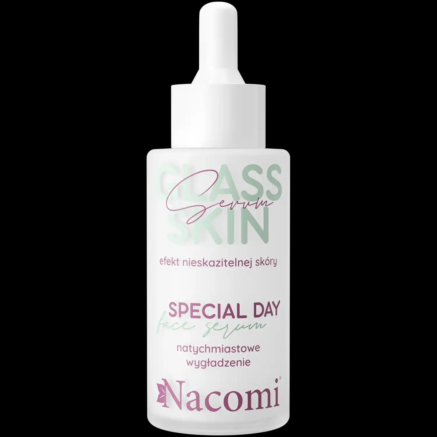 Nacomi Glass Skin skoncentrowane serum nawilżające do twarzy, 40 ml