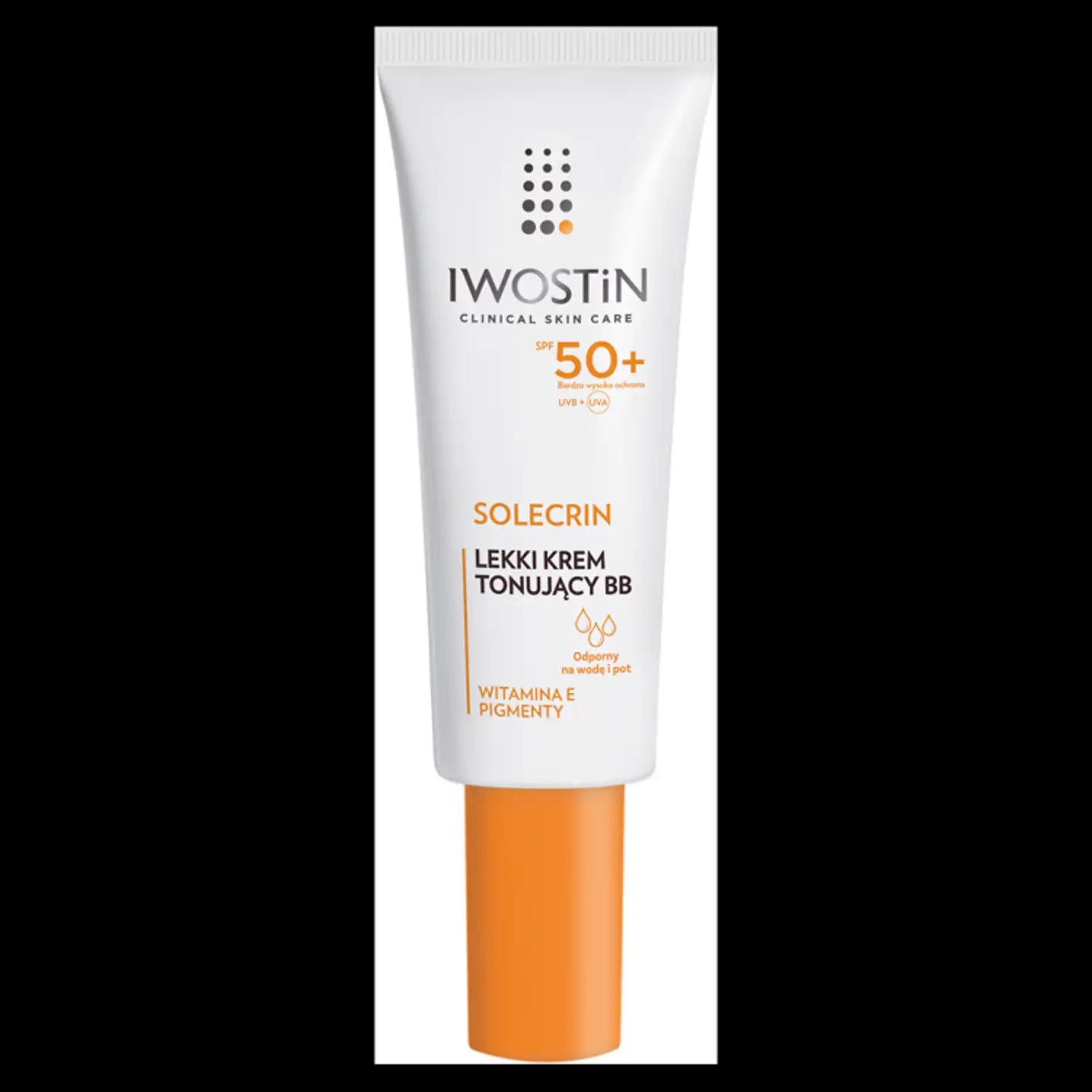 Iwostin Solecrin krem BB do twarzy SPF50+, 30 ml